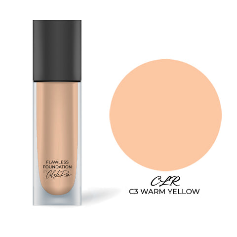CLR Full Coverage Liquid Foundation for Flawless Skin, Lightweight and Long Wear Makeup Foundation, Expert’s Foundation for Everyday Makeup