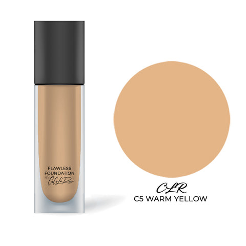CLR Full Coverage Liquid Foundation for Flawless Skin, Lightweight and Long Wear Makeup Foundation, Expert’s Foundation for Everyday Makeup