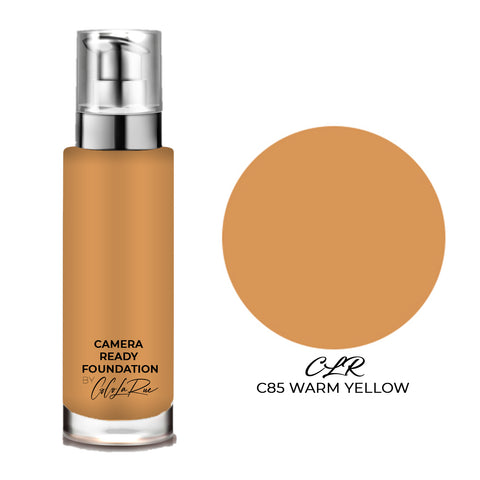 Camera Ready Hi-Def Foundation. Flawless Coverage Oil Free Liquid Foundation Full Coverage for Home Office, Parties,TV Film and Images
