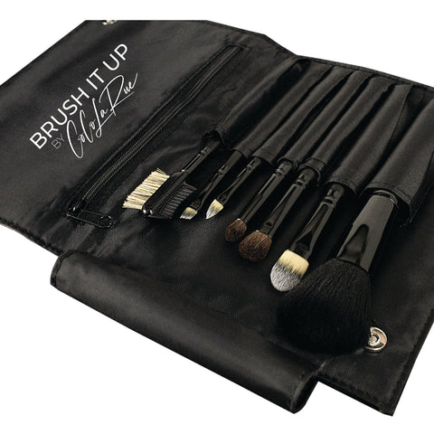 Brush It Up Makeup Brush Set – Professional Makeup Brushes – Makeup Brushes Kit - High Density Makeup Brushes (14pc Brush Set)