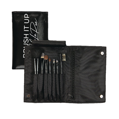 Brush It Up Makeup Brush Set – Professional Makeup Brushes – Makeup Brushes Kit - High Density Makeup Brushes (14pc Brush Set)