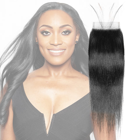 CLR| Hair Closures | Curly Black Human Remy Hair Lace Front Closures |Thick and soft | Heat protective-Brazilian Bodywave Hair Extensions