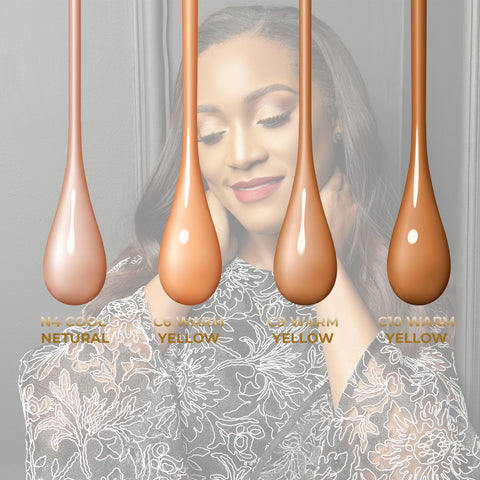 Camera Ready Hi-Def Foundation. Flawless Coverage Oil Free Liquid Foundation Full Coverage for Home Office, Parties,TV Film and Images